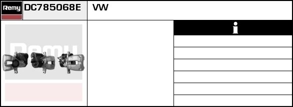 DELCO REMY Тормозной суппорт DC785654E